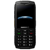 HAMMER Horizon LTE 2,4" Dual SIM csepp-, por- és ütésálló mobiltelefon - fekete