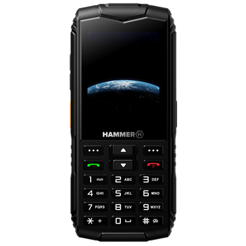 HAMMER Horizon LTE 2,4" Dual SIM csepp-, por- és ütésálló mobiltelefon - fekete