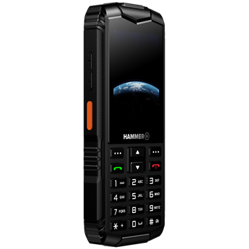 HAMMER Horizon LTE 2,4" Dual SIM csepp-, por- és ütésálló mobiltelefon - fekete