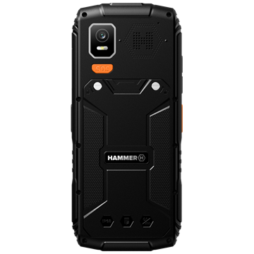 HAMMER Horizon LTE 2,4" Dual SIM csepp-, por- és ütésálló mobiltelefon - fekete