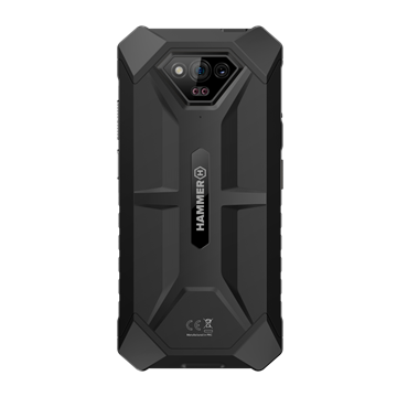 HAMMER Iron V 6,5" 6/64GB Dual SIM okostelefon - fekete