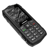HAMMER Rock 2,4" Dual SIM csepp-, por- és ütésálló mobiltelefon - fekete - Bontott, dobozsérült termék