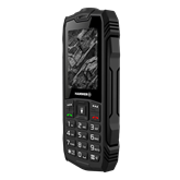 HAMMER Rock 2,4" Dual SIM csepp-, por- és ütésálló mobiltelefon - fekete - Bontott, dobozsérült termék