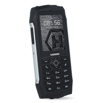 HAMMER Rock LTE 2,4" Dual SIM csepp-, por- és ütésálló mobiltelefon - fekete