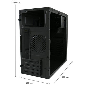 LC Power mATX - 2014MB - Dobozsérült termék