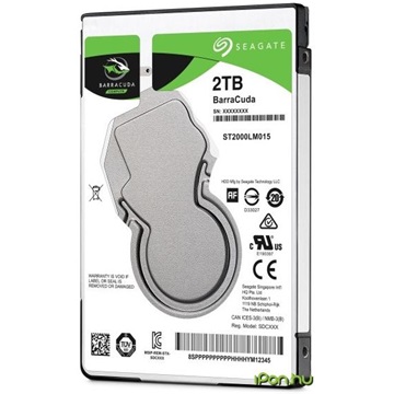 SEAGATE 2,5" 2TB SATA3 5400rpm 128MB Barracuda - ST2000LM015