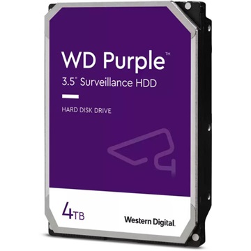 WD 3,5" 4TB SATA3 7200rpm 64MB Purple - WD42PURZ