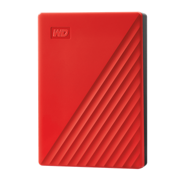 WD 2,5" My Passport 4TB - Red - WDBPKJ0040BRD-WESN