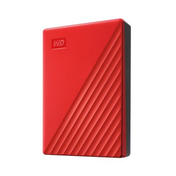WD 2,5" My Passport 4TB - Red - WDBPKJ0040BRD-WESN