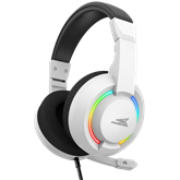 Baracuda BGH-021W HYDRA-W gamer fejhallgató mikrofonnal - RGB - fehér