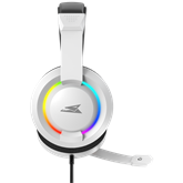 Baracuda BGH-021W HYDRA-W gamer fejhallgató mikrofonnal - RGB - fehér