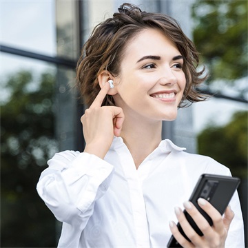 Baseus Bowie WM01 True Wireless Earphones vezeték nélküli fülhallgató, fehér