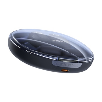 Baseus Eli Sport 1 Open-Ear True Wireless Earbuds vezeték nélküli fülhallgató, fekete