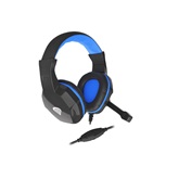 Genesis Argon 100 Gamer mikrofonos fejhallgató - fekete/kék