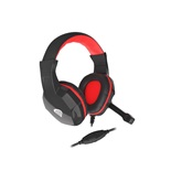 Genesis Argon 100 Gamer mikrofonos fejhallgató - fekete/piros