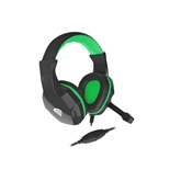 Genesis Argon 100 Gamer mikrofonos fejhallgató - fekete/zöld