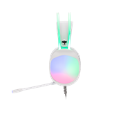 MARVO Lumi 40 vezetékes fejhallgató - fehér - RGB világítás