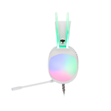 MARVO Lumi 40 vezetékes fejhallgató - fehér - RGB világítás