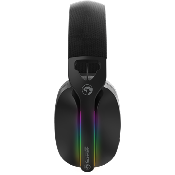 MARVO Pulz 70S vezetékes fejhallgató - fekete - RGB világítás