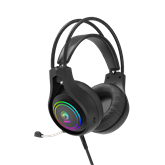 MARVO Tactic 30 vezetékes fejhallgató - fekete - RGB világítás