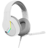 MARVO Tactic 40 vezetékes fejhallgató - fehér - RGB világítás