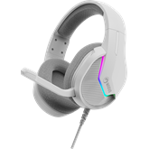 MARVO Tactic 40 vezetékes fejhallgató - fehér - RGB világítás