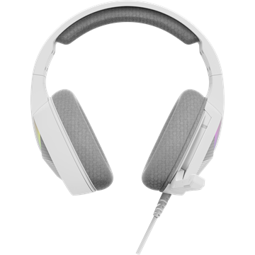 MARVO Tactic 40 vezetékes fejhallgató - fehér - RGB világítás
