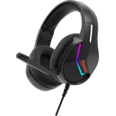 MARVO Tactic 40 vezetékes fejhallgató - fekete - RGB világítás