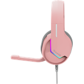 MARVO Tactic 40 vezetékes fejhallgató - rózsaszín - RGB világítás