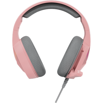 MARVO Tactic 40 vezetékes fejhallgató - rózsaszín - RGB világítás
