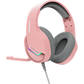 MARVO Tactic 40 vezetékes fejhallgató - rózsaszín - RGB világítás