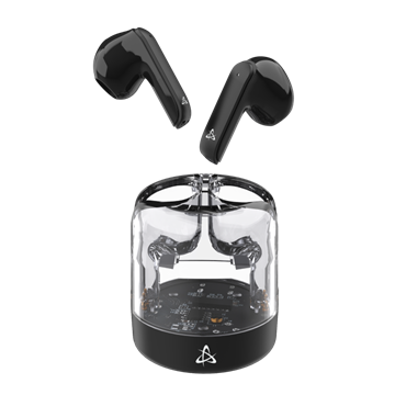 SBOX EB-TWS12B bluetooth v5.4 in-ear fülhallgató mikrofonnal - EDR - fekete