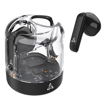 SBOX EB-TWS12B bluetooth v5.4 in-ear fülhallgató mikrofonnal - EDR - fekete