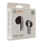 SBOX EB-TWS148B bluetooth v5.3 fülhallgató mikrofonnal - BR+EDR+BLE - fekete