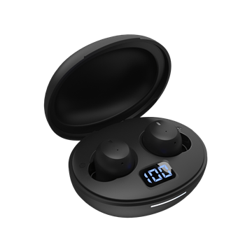 White Shark GEB-TWS02B VORTEX-B fekete bluetooth fülhallgató