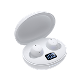 White Shark GEB-TWS02W VORTEX-W fehér bluetooth fülhallgató