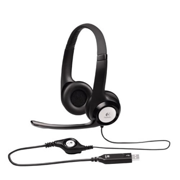 Logitech H390 Headset - Fekete