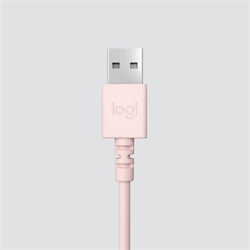 Logitech  H390 USB Computer Headset - Rose