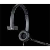 Logitech H570e Mono Headset - Fekete