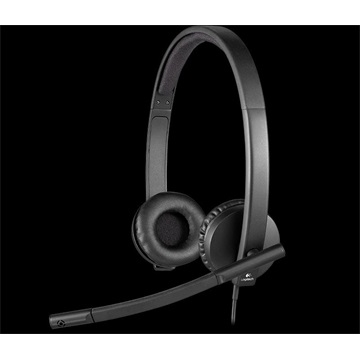 Logitech H570e Sztereó Headset - Fekete