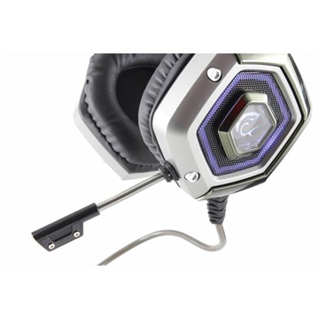 White Shark GH-1841 LION gamer headset mikrofonnal - Fekete/Ezüst
