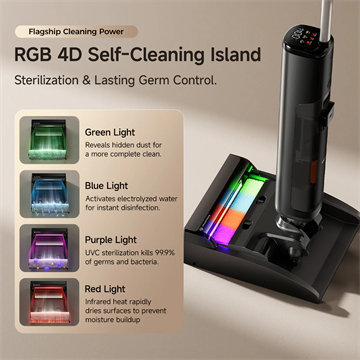 UWANT D700 Pro vezeték nélküli nedves-száraz kézi porszívó - kék