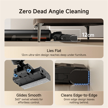 UWANT D700 Pro vezeték nélküli nedves-száraz kézi porszívó - kék