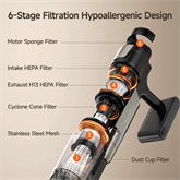 UWANT V600 vezeték nélküli kézi porszívó - szürke