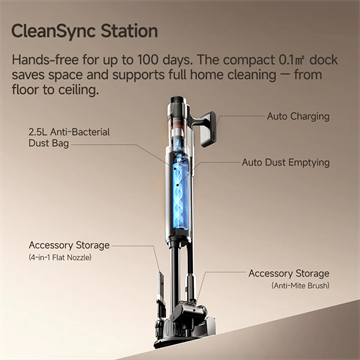 UWANT V600 vezeték nélküli kézi porszívó - szürke