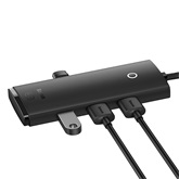 Baseus Lite 4-Port USB Type-A HUB dokkoló állomás, 1m, fekete