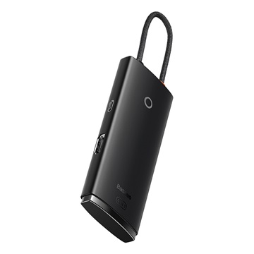Baseus Lite 5-Port USB Type-C HUB dokkoló állomás, fekete