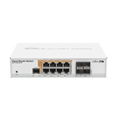 Használt MikroTik CRS112-8P-4S-IN asztali/rackbe szerelhető switch