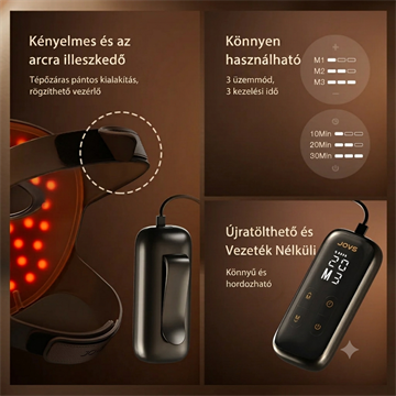 JOVS 4D lézeres fényterápiás maszk