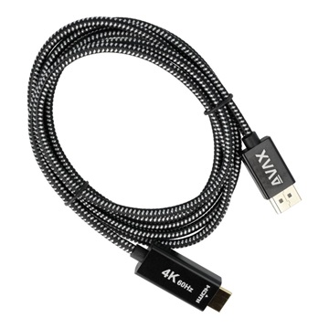 AVAX AV601 Displayport - HDMI 2.0 4K/60Hz AV kábel - 2m